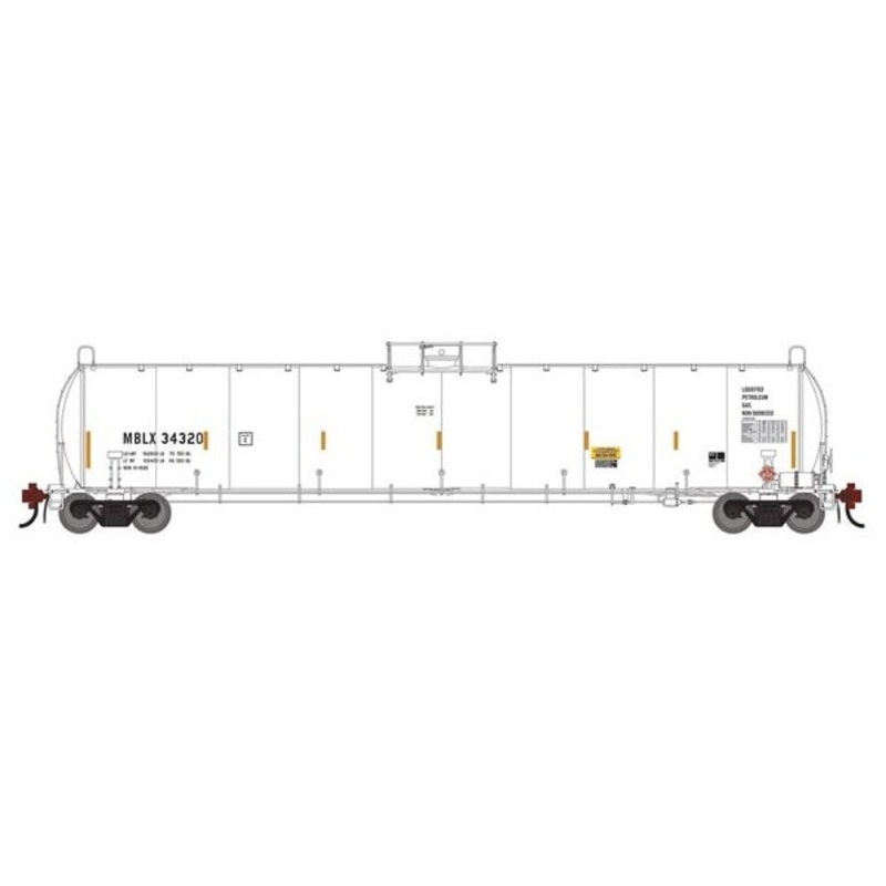 Athearn Genesis G1506 HO Scale 33K LPG Tank Car Exxon Mobil BMLX 34320