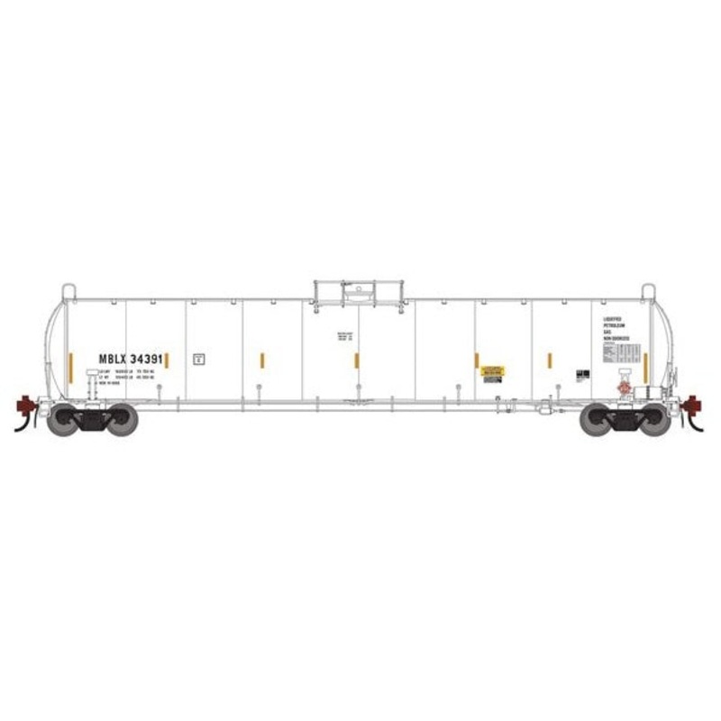 Athearn Genesis G1507 HO Scale 33K LPG Tank Car Exxon Mobil BMLX 3-Pack
