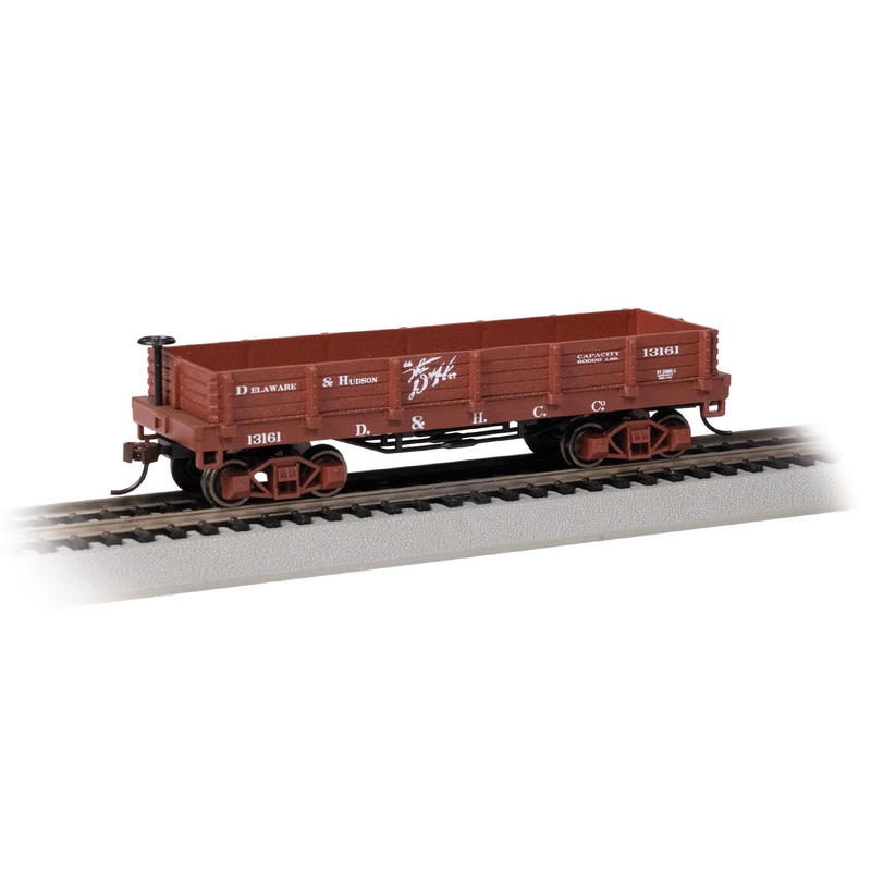 Bachmann 15405 HO Scale Old-Time Gondola Delaware & Hudson D&H 13161