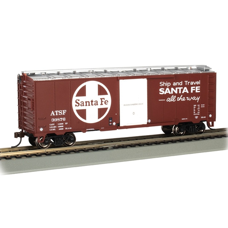 Bachmann 16012 HO Scale PS-1 40' Boxcar Santa Fe "Flour Only" ATSF 139876