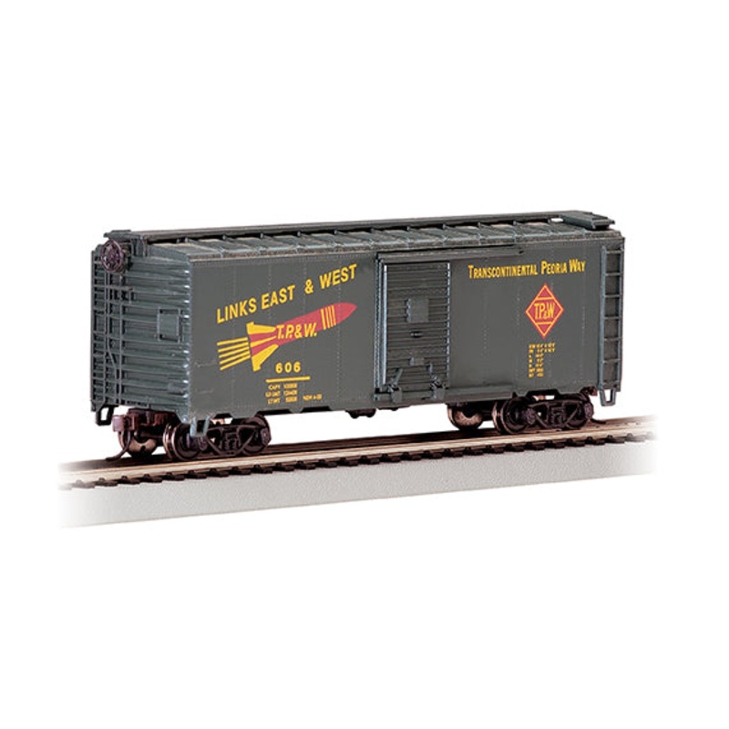Bachmann 16016 HO Scale PS-1 40' Boxcar Toledo Peoria & Western TP&W 606