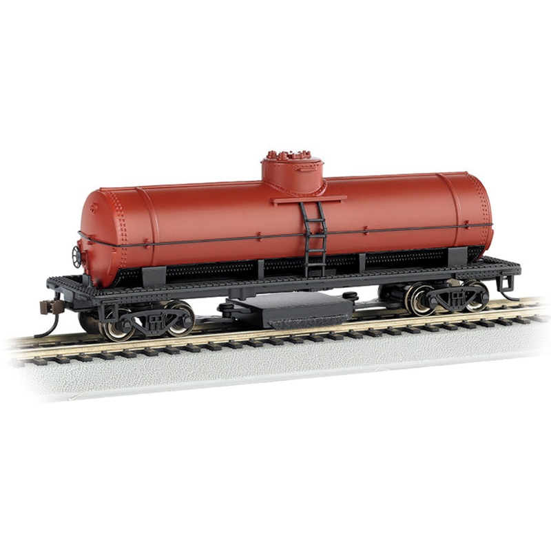 Bachmann 16303 HO Scale Track Cleaning Tank Car Oxide Red - Unlettered