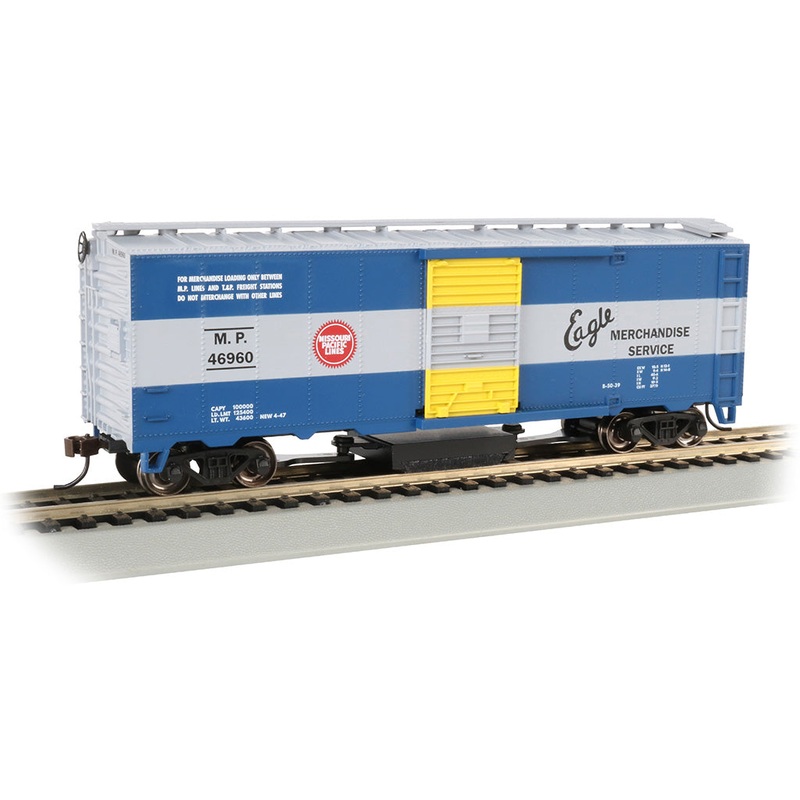 Bachmann 16318 HO Scale Track Cleaning Boxcar Missouri Pacific "Eagle" MP