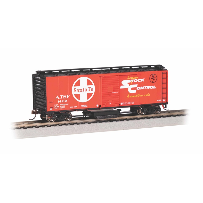Bachmann 16324 HO Scale Track Cleaning Boxcar Santa Fe ATSF 14112