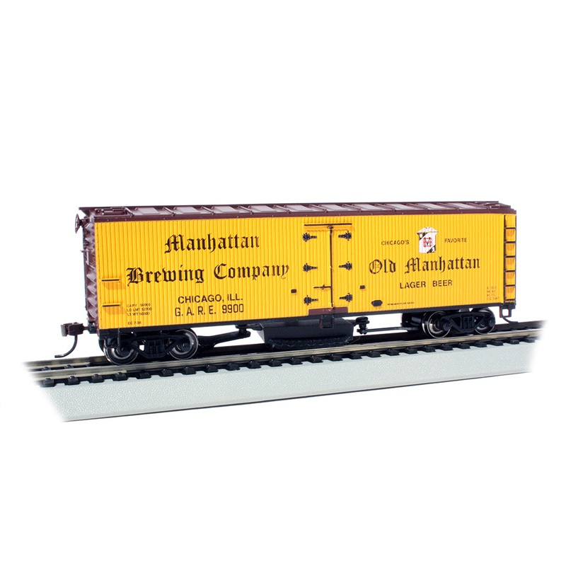 Bachmann 16334 HO Scale Track Cleaning Reefer Manhattan Brewing