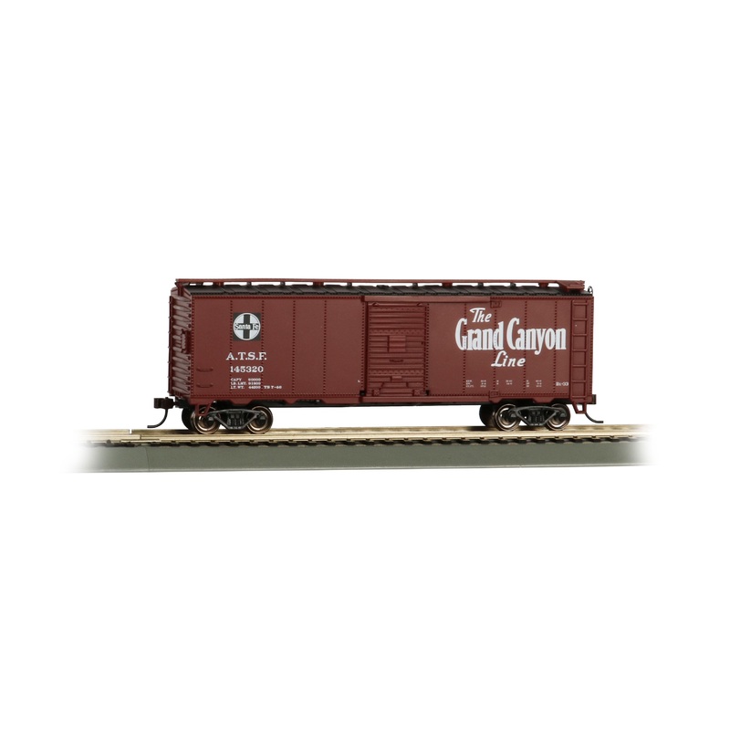 Bachmann 16503 HO Scale Boxcar Santa Fe "Grand Canyon / Map" Santa Fe ATSF