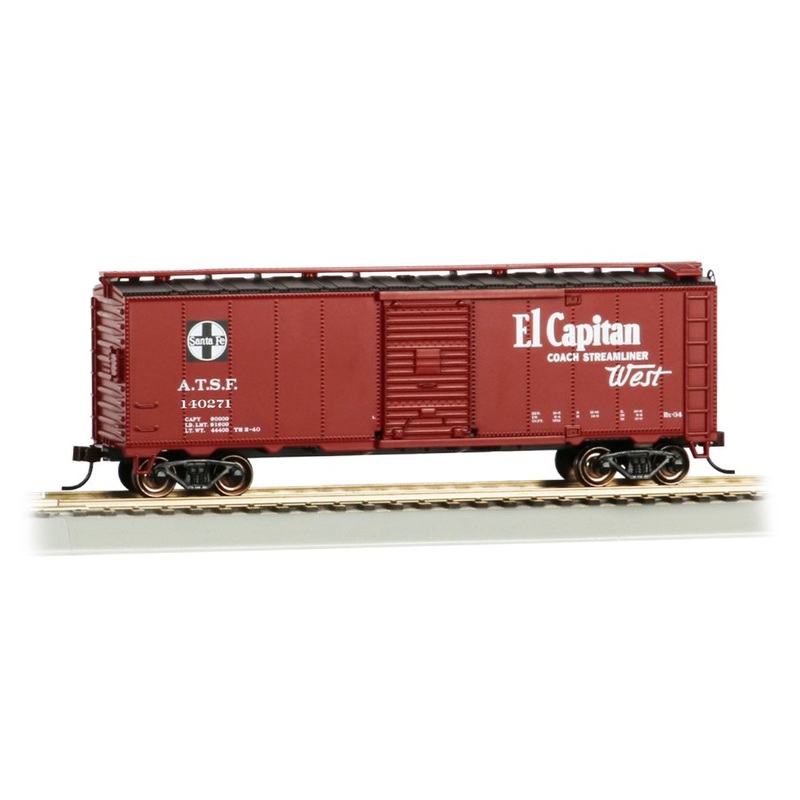 Bachmann 16506 HO Scale Boxcar Santa Fe "El Capitan / Map" Santa Fe ATSF 140271
