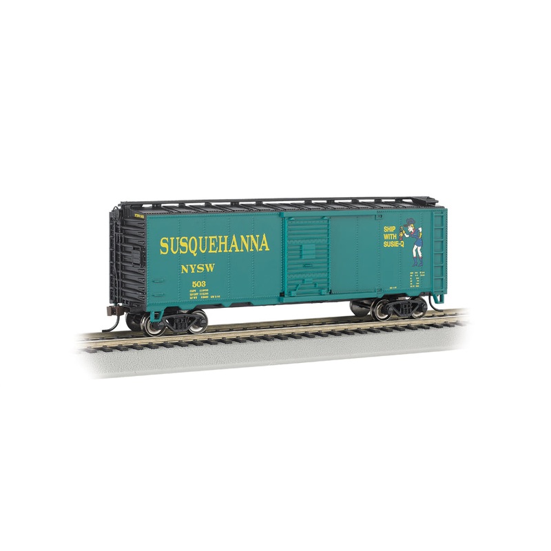 Bachmann 17001 HO Scale 40' Boxcar Susquehanna "Suzy Q" NYS&W