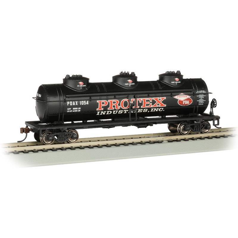 Bachmann 17105 HO Scale 3 Dome Tank Car Protex Industries