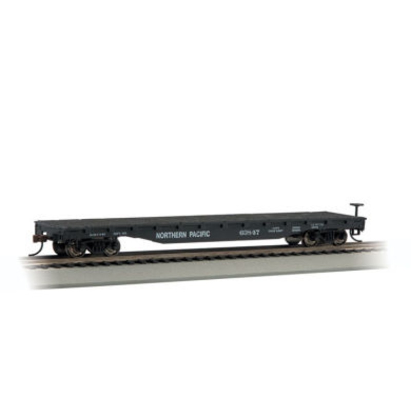 Bachmann 17333 HO Scale 52' Flatcar Northern Pacific NP