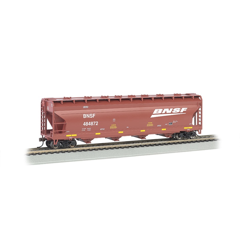 Bachmann 17505 HO Scale 56' ACF Centerflow Covered Hopper BNSF