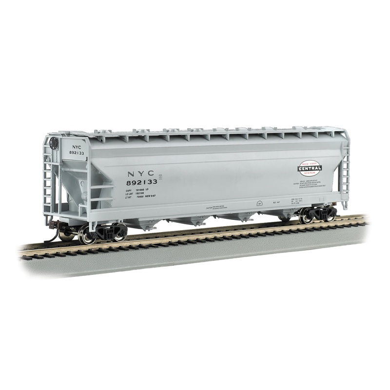 Bachmann 17523 HO Scale 56' ACF Centerflow Covered Hopper New York Central NYC