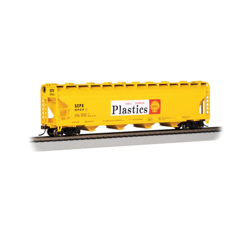 Bachmann 17534 HO Scale 56' ACF Centerflow Covered Hopper Shell Plastics SHPX