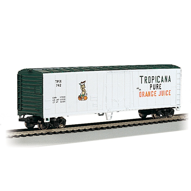 Bachmann 17947 HO Scale 50' Steel Reefer Tropicana TIPX - White