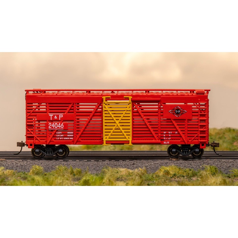 Bachmann 18506 HO Scale 40' Stock Car Texas & Pacific T&P 24046