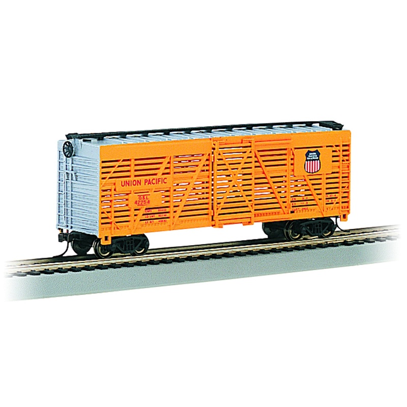 Bachmann 18519 HO Scale 40' Stock Car Union Pacific UP 47754