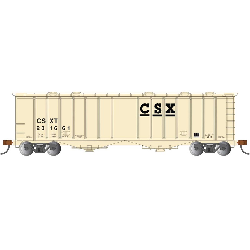 Bachmann 70621 HO Scale GATX 4180 Airslide Hopper CSXT 201661