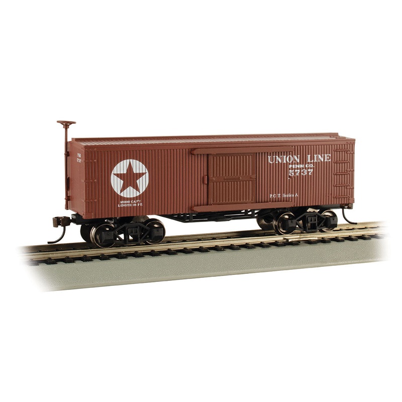 Bachmann 72310 HO Scale 34' Old Time Wood Boxcar Union Line