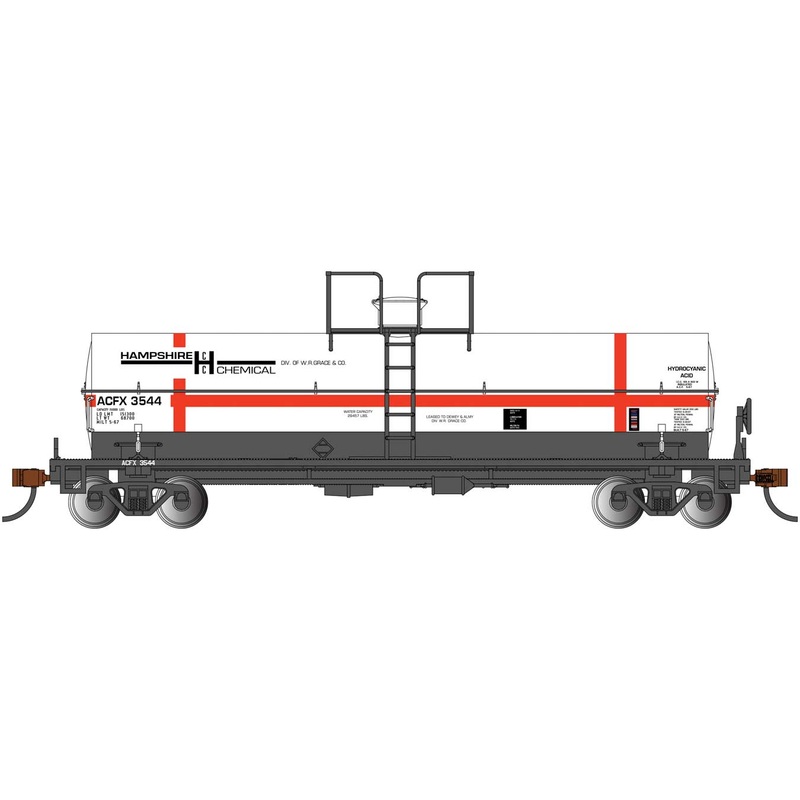 Bachmann 75809 HO Scale Chemical Tank Car Hampshire Chemical ACFX 3544