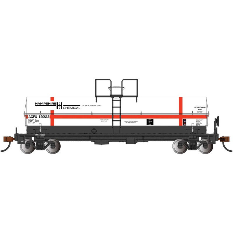 Bachmann 75810 HO Scale Chemical Tank Car Hampshire Chemical ACFX 19223