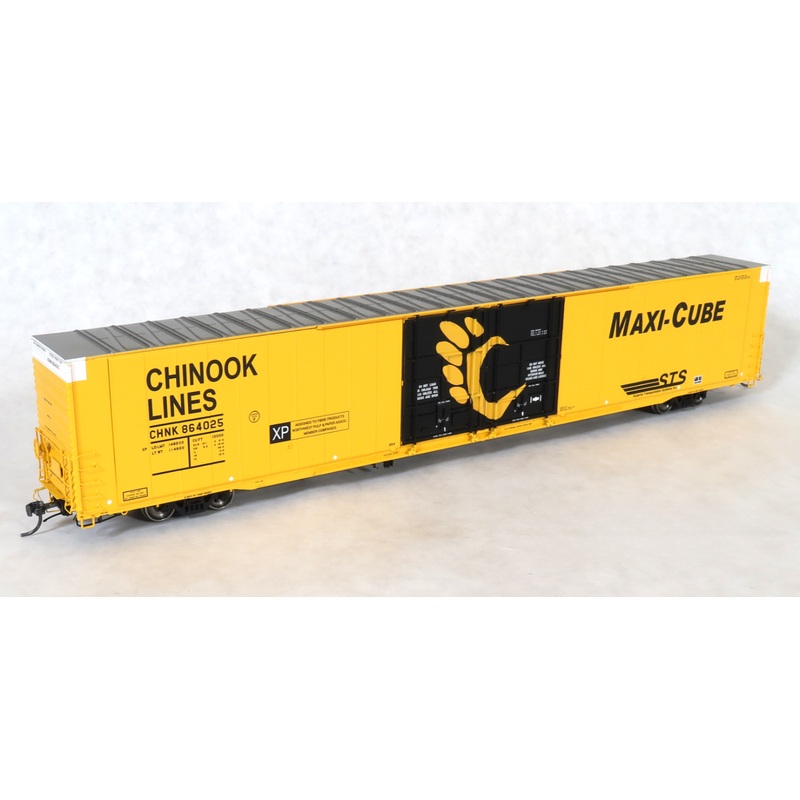 Home Shops HFB-002-001 HO Scale GSC 86' Double Plug Door Boxcar Chinook Lines CHNK 864006