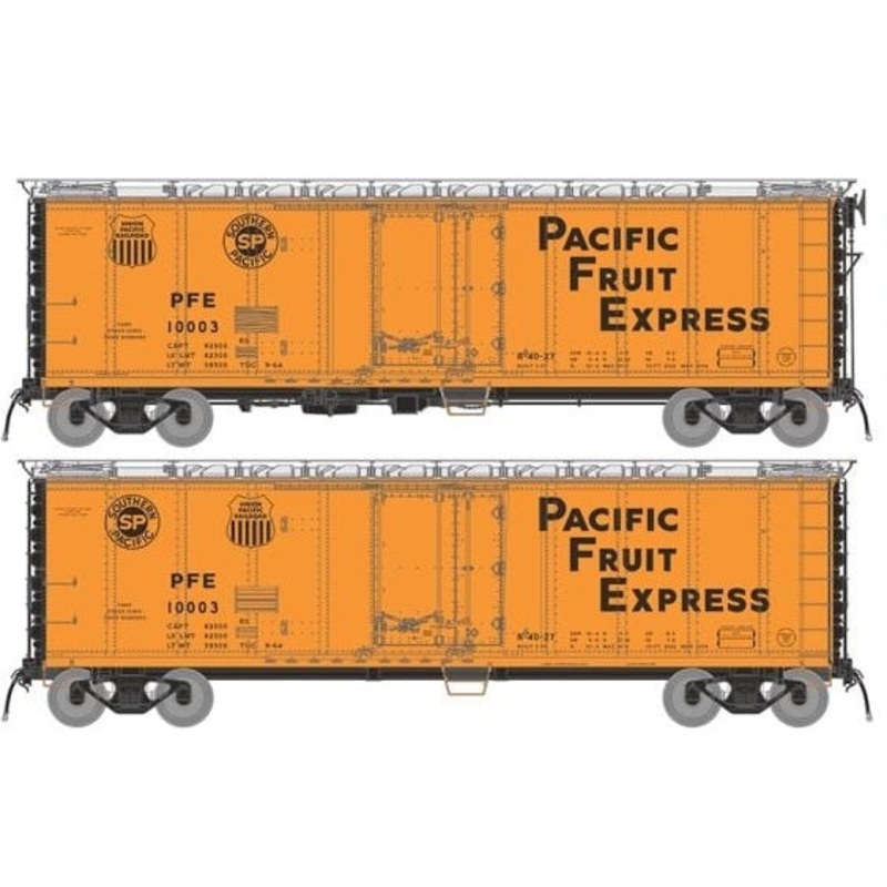 Rapido 196003A HO Scale R-40-27 Reefer: Pacific Fruit Express PFE - 1961 Scheme: Single Car #1