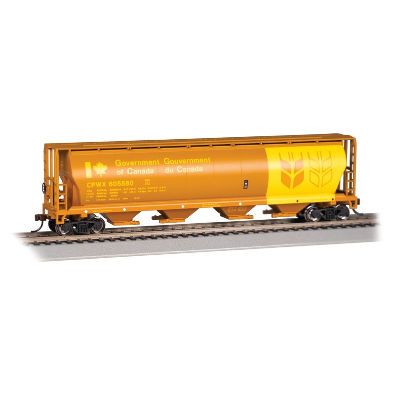 Bachmann 19105 HO Scale 4 Bay Covered Hopper Government of Canada CPWX
