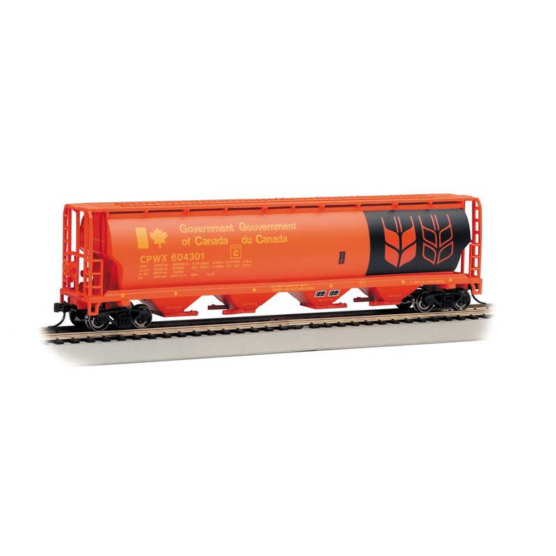 Bachmann 19134 HO Scale 4 Bay Covered Hopper Government of Canada CPWX