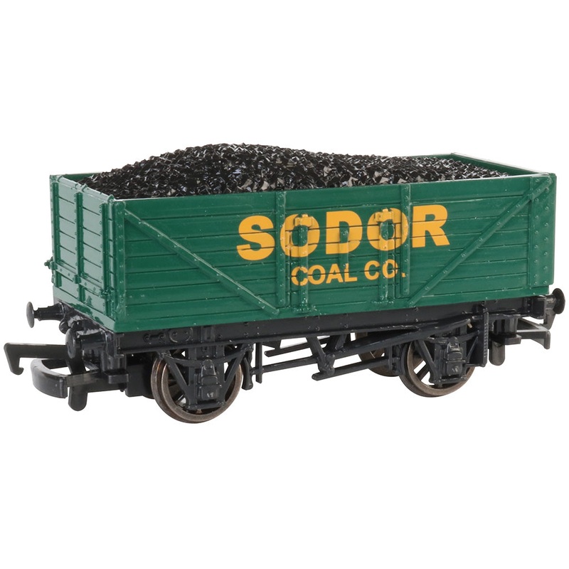 Bachmann 77002 HO Scale Thomas and Friends Sodor Coal Co. Wagon with Load