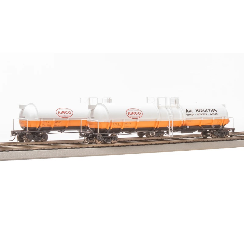 BLI 8032 HO Scale Cryogenic Tank Car Air Reduction AirCo UTLX (2 Pack)