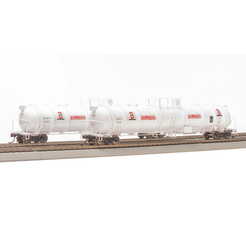 BLI 8033 HO Scale Cryogenic Tank Car Big 3 Industries BIGX (2 Pack)