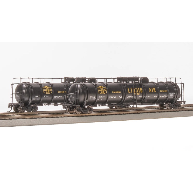 BLI 8034 HO Scale Cryogenic Tank Car Canadian Liquid Air UTLX (2 Pack)