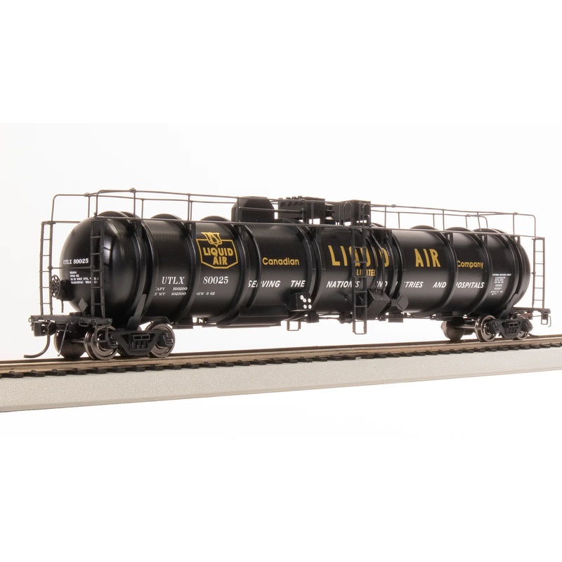 BLI 8047 HO Scale Cryogenic Tank Car UTLX (Black)