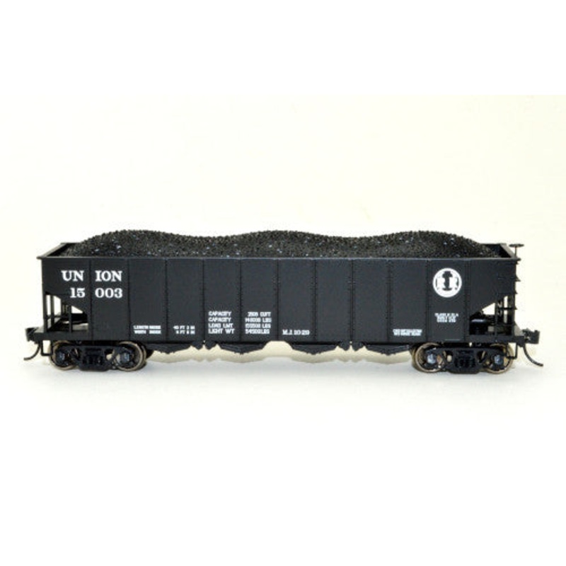 Bowser 43061 HO Scale 4 Bay Clamshell Door Hopper Union 15003