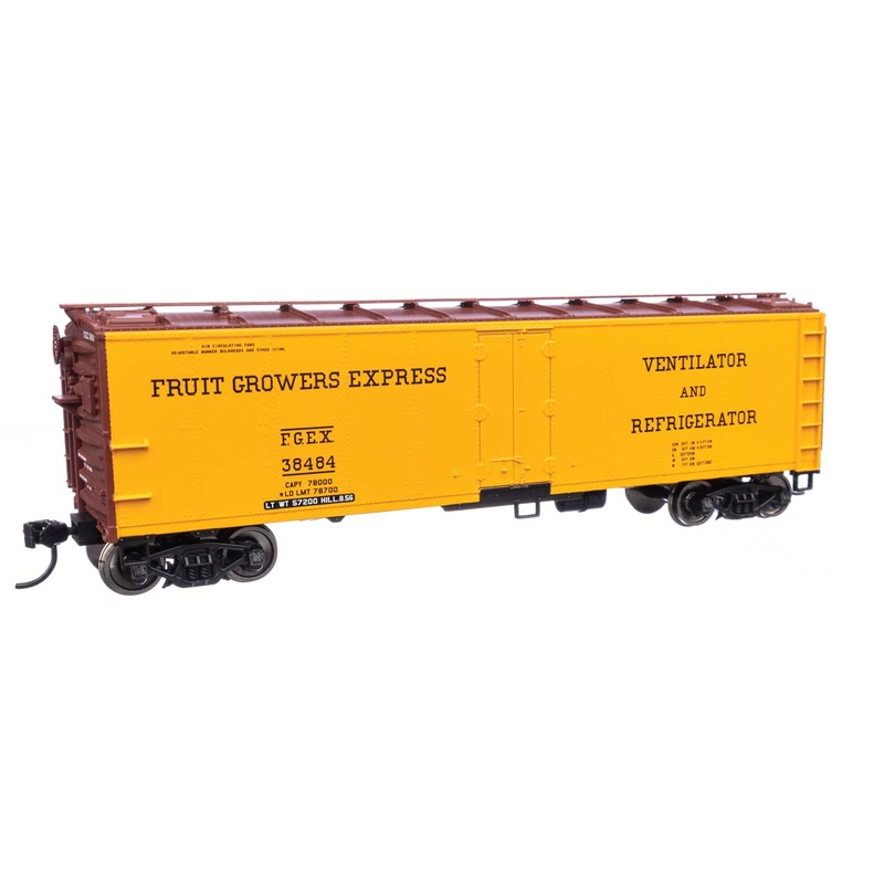 Walthers 910-41412 HO Scale 40' Steel Reefer Fruit Growers Express FGEX 38484