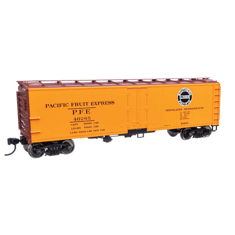 Walthers 910-41414 HO Scale 40' Steel Reefer Pacific Fruit Express UP/PFE 40265