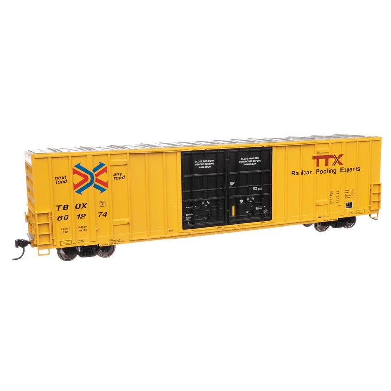 Walthers Mainline 910-3044 HO Scale 60' High Cube Boxcar TTX TBOX 661274