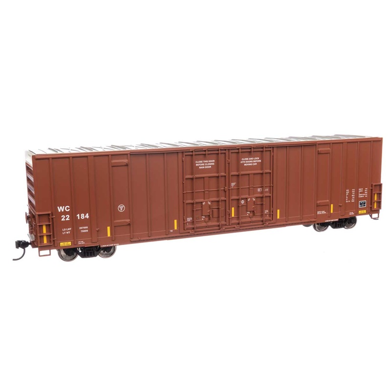 Walthers Mainline 910-3052 HO Scale 60' High Cube Boxcar Wisconsin Central WC 22184