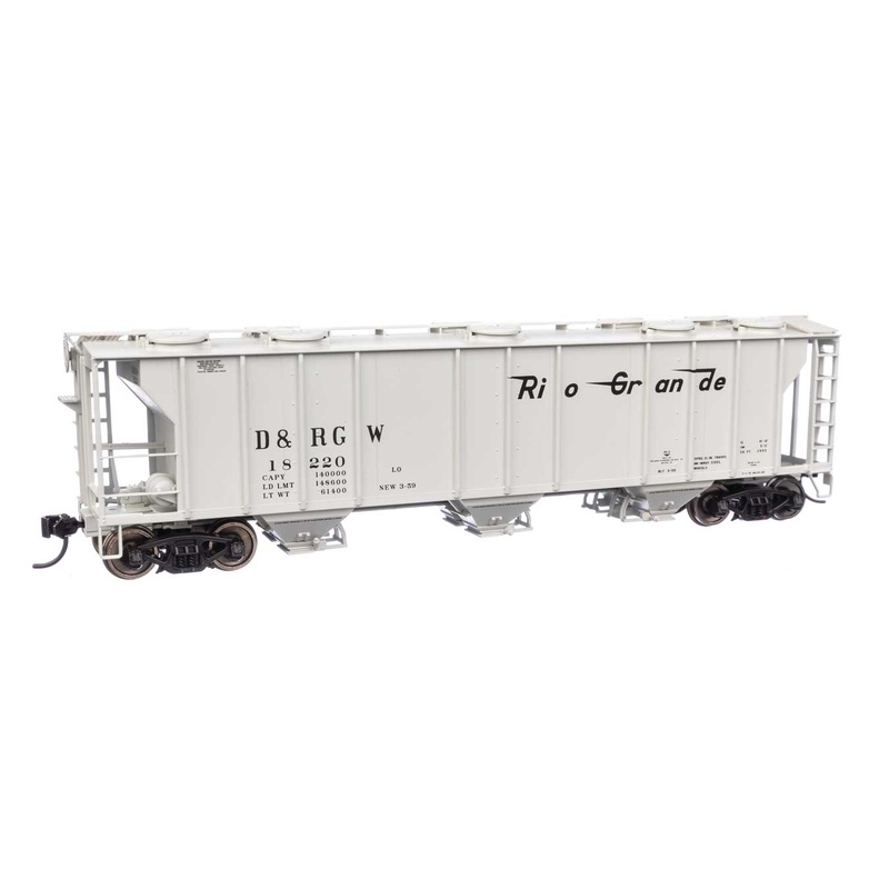 Walthers Mainline 910-7056 HO Scale PS-2 2893 3 Bay Covered Hopper Rio Grande D&RGW 18220