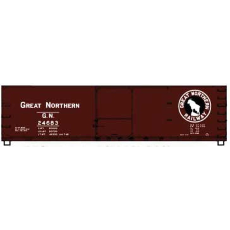 Accurail 81103 HO Scale 40' Double Sheath Boxcar Kit Great Northern GN 24683