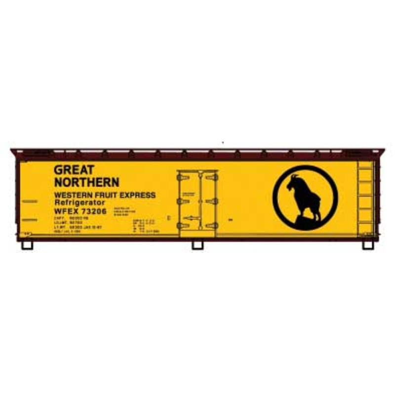 Accurail 81501 HO Scale 40' Wood Reefer Kit Great Northern WFEX (# Varies Rocky Logo)