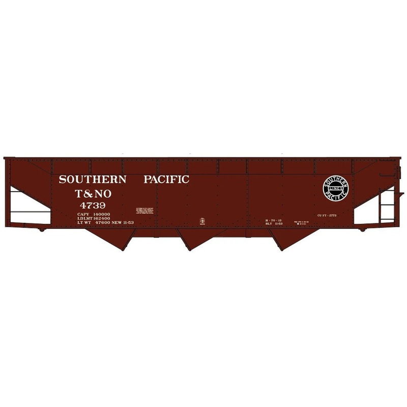 Accurail 81631 HO Scale AAR 70 Ton Offset 3 Bay Hopper Kit Southern Pacific T&NO