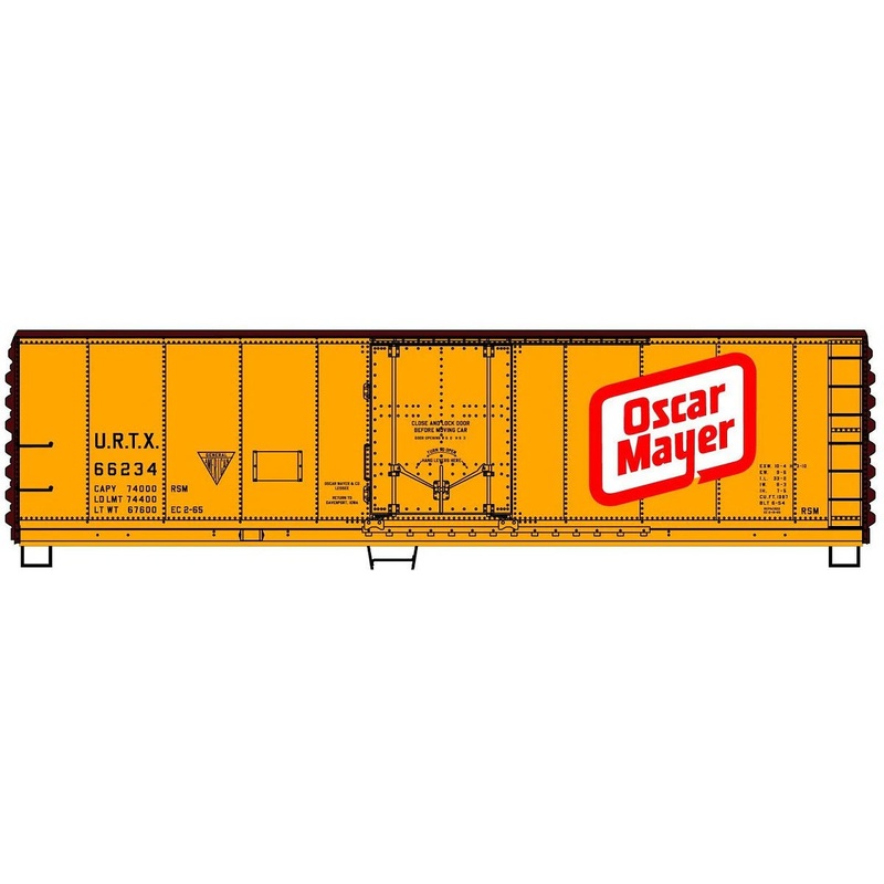 Accurail 81641 HO Scale 40' Reefer Kit Oscar Mayer URTX 66234