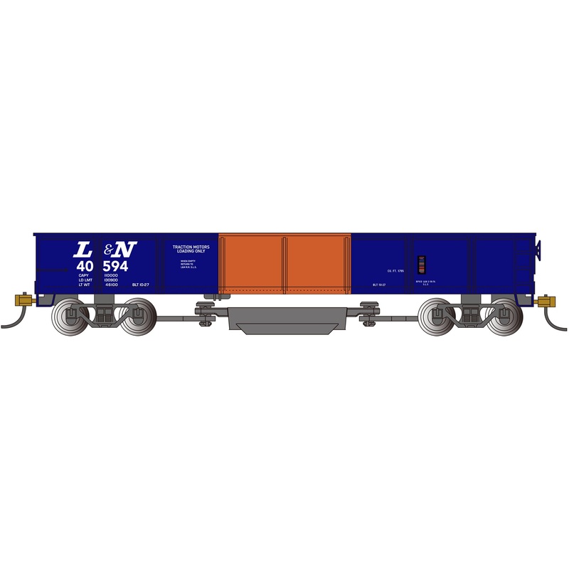 Bachmann 16344 HO Scale Track Cleaning Gondola Louisville & Nashville L&N 40594
