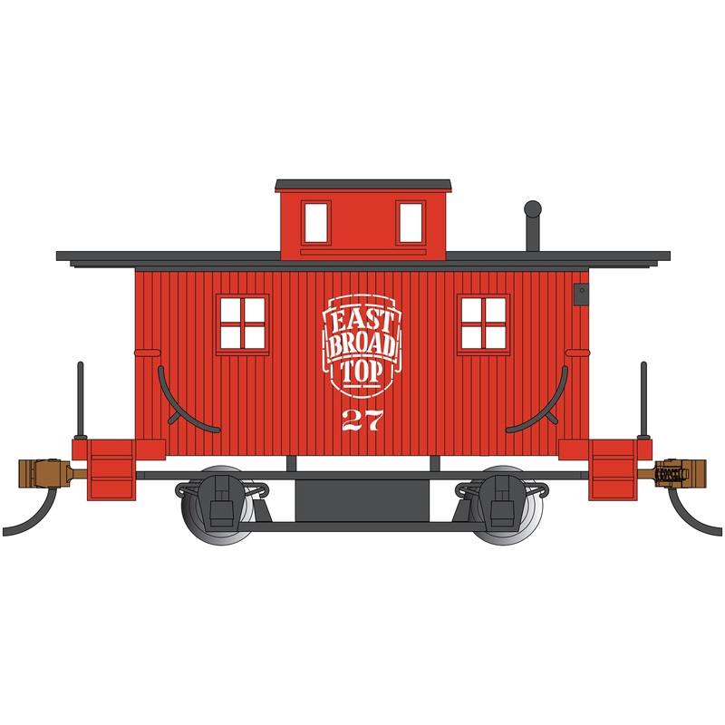 Bachmann 18411 HO Scale Bobber Caboose East Broad Top EBT 27