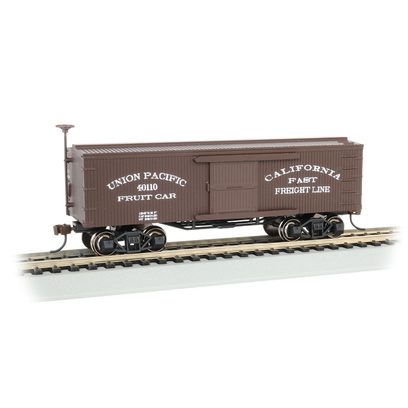 Bachmann 72315 HO Scale 34' Old Time Wood Boxcar Union Pacific UP 40316 (Fruit Car)