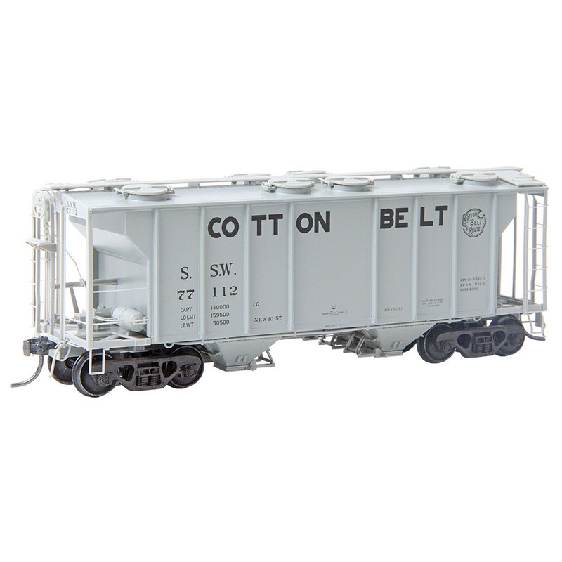 Kadee 8052 HO PS-2 2003 Covered Hopper Cotton Belt SSW 77112