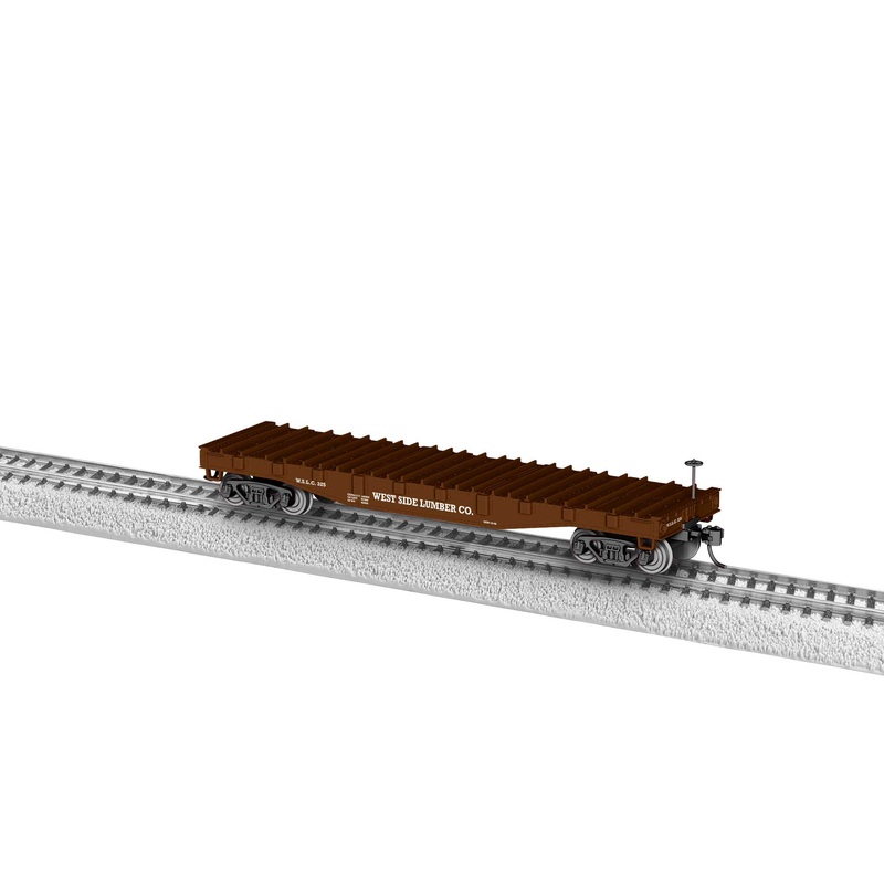 Lionel 2454450 HO Scale Steel Deck Flatcar West Side Lumber