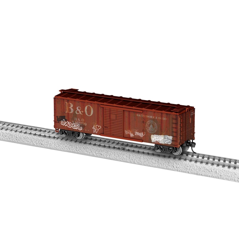Lionel 2454710 HO Scale Graffiti Boxcar Baltimore & Ohio B&O X2495
