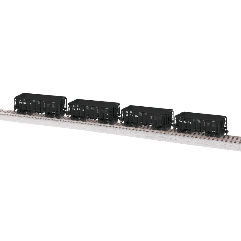 Lionel 2474141 HO Scale G38B Conrail 4 Pack #1 (Black Scheme)